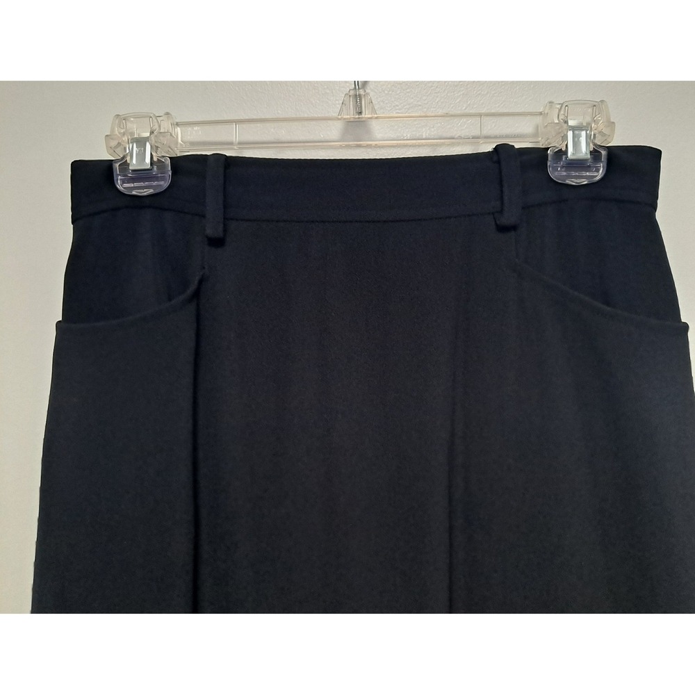 Size 10 Lauren Ralph Lauren Navy Long Pencil Skirt Lined Preppy Old Money - Picture 4 of 6